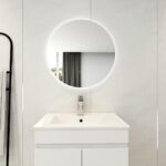 POSEIDON UL800BM ROUND LED MIRROR 800*800MM - Urban Designs Bathroom and Kitchen