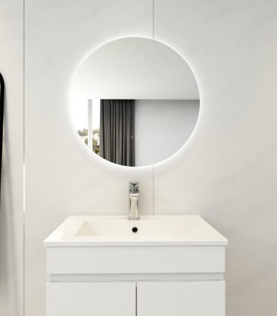 POSEIDON UL800BM ROUND LED MIRROR 800*800MM - Urban Designs Bathroom and Kitchen