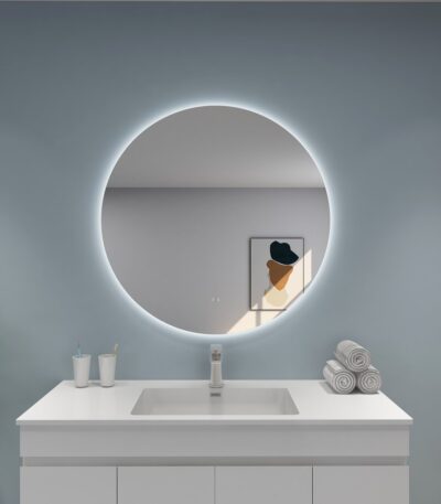 POSEIDON UL900BM ROUND LED MIRROR 900*900MM - Urban Designs Bathroom and Kitchen