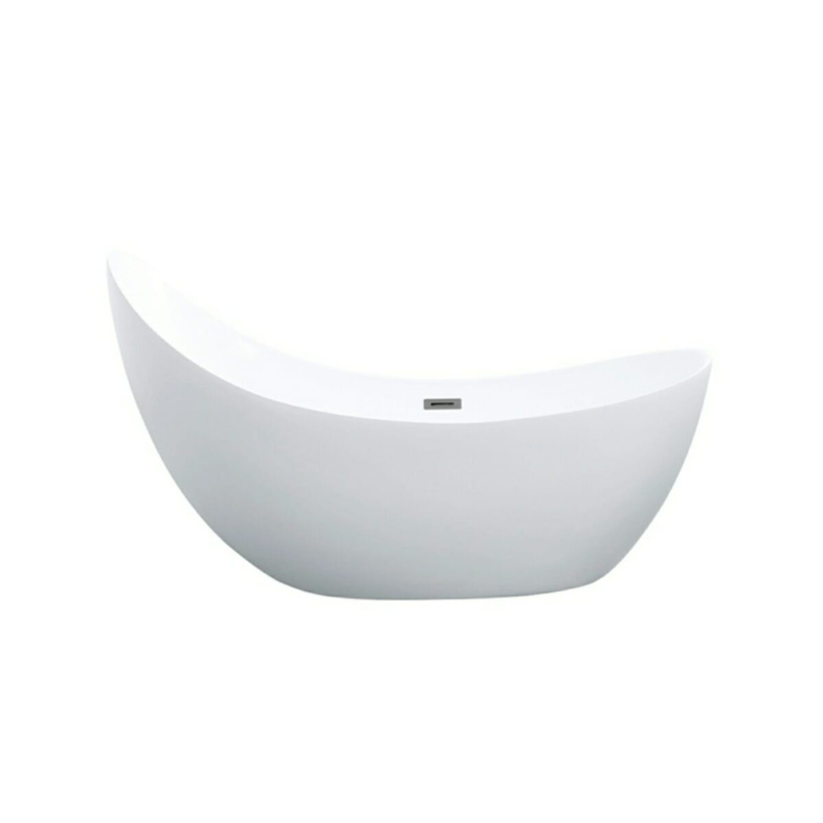 Posh Oval Freestanding Bathtub - Acrylic Gloss White - 1500mm | PBT1500