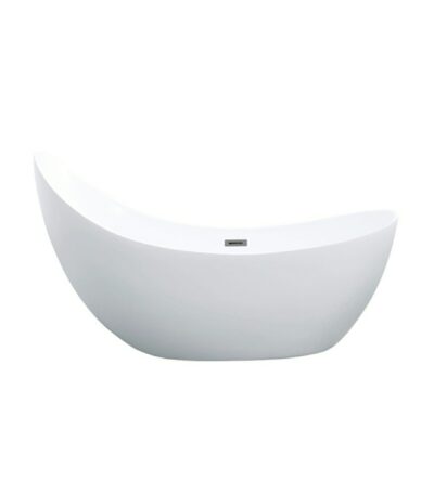 Posh Oval Freestanding Bathtub - Acrylic Gloss White - 1500mm | PBT1500
