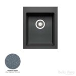 Pradus Sink 410 x 500mm - Graphite Carbon | Bella Vista - SNK4150GC-P
