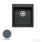 Pradus Sink 460 x 500mm - Graphite Carbon | Bella Vista - SNK4650GC-P