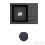 Pradus Sink 620 x 440mm - Black | Bella Vista - SNK6244-1B-BLK-P