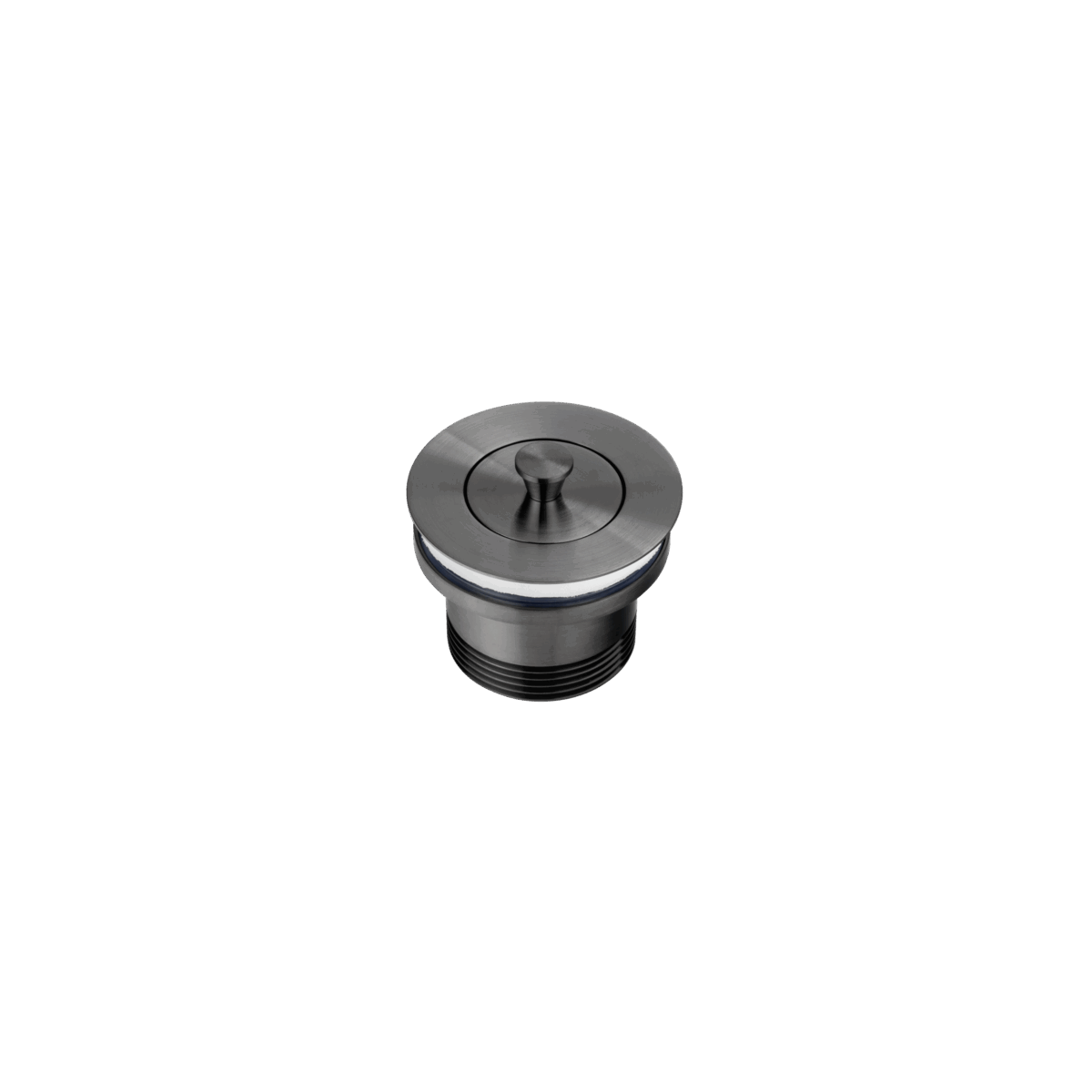 Pull-Out Bath Plug - Brushed Gunmetal