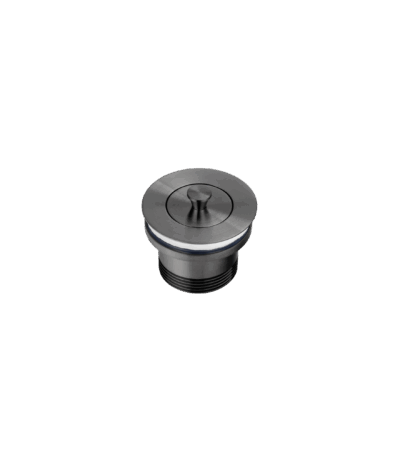 Pull-Out Bath Plug - Brushed Gunmetal