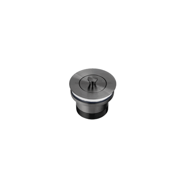 Pull-Out Bath Plug - Brushed Gunmetal