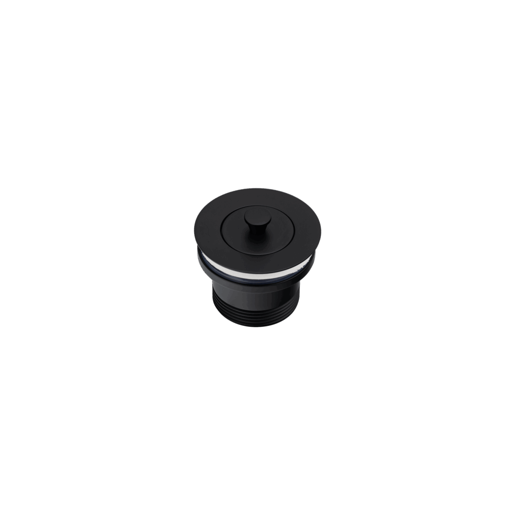 Pull-Out Bath Plug - Matte Black