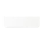 Pure White Solid Surface Top, Curved Full Depth, 1500mm