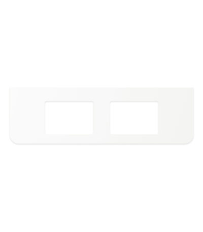 Pure White Solid Surface Top, Curved Full Depth with Single Undermount Basin Hole, 1500mm