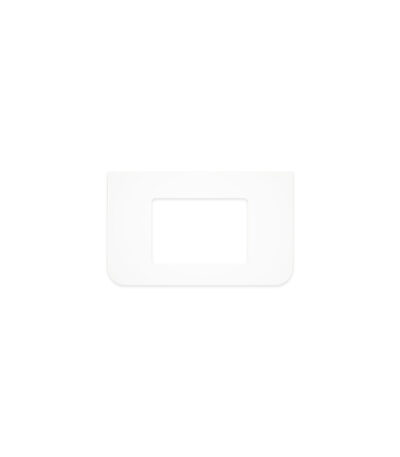 Pure White Solid Surface Top, Curved Full Depth with Single Undermount Basin Hole, 750mm