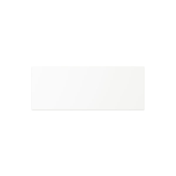 Pure White Solid Surface Top, Rectangular Full Depth, 1200mm