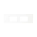 Pure White Solid Surface Top, Rectangular Full Depth with Double Undermount Basin Holes, 1500mm