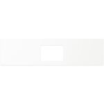 Pure White Solid Surface Top, Rectangular Full Depth with Single Undermount Basin Hole, 1800mm