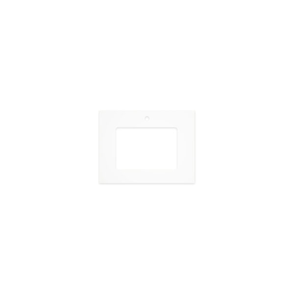 Pure White Solid Surface Top, Rectangular Full Depth with Single Undermount Basin Hole & Tap Hole, 600mm