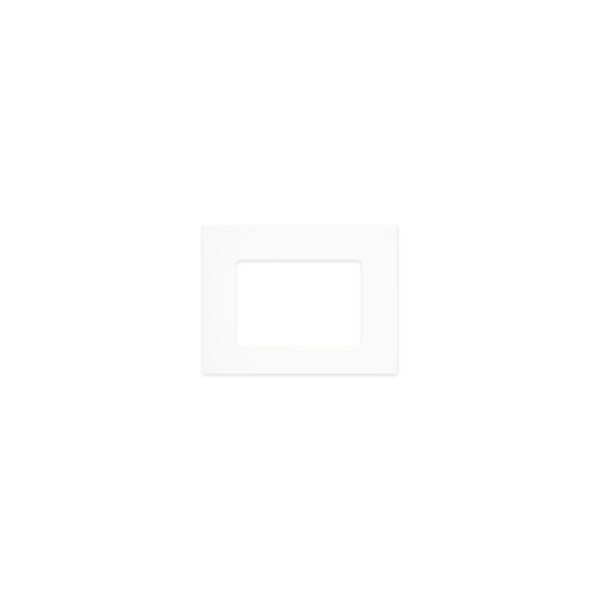 Pure White Solid Surface Top, Rectangular Full Depth with Single Undermount Basin Hole, 600mm