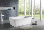 Qubist Freestanding Bathtub - Gloss White - No Overflow - 1400mm | QBT1400