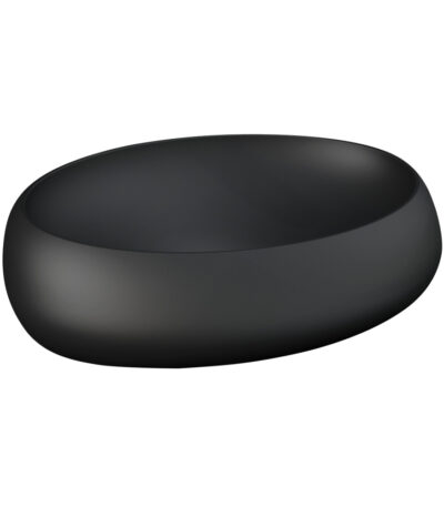 RAK Cloud Above Counter Basin, Matte Black