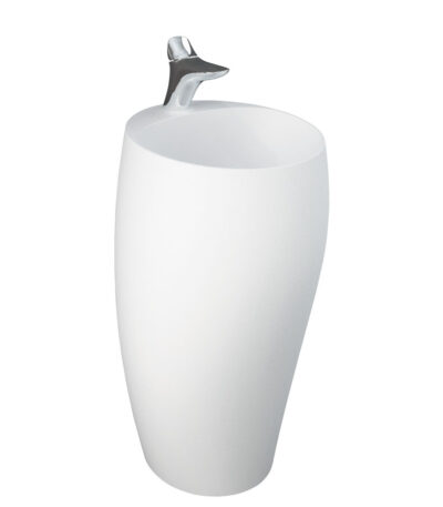 RAK Cloud Freestanding Basin, Matte White