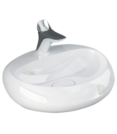 RAK Cloud Wall Basin, Alpine Gloss White