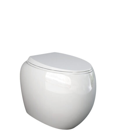 RAK Cloud Wall-Faced Toilet Suite, Alpine Gloss White