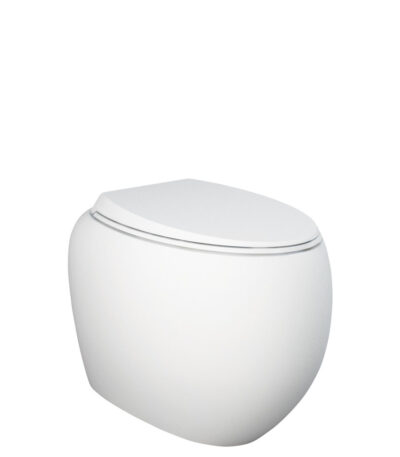 RAK Cloud Wall-Faced Toilet Suite, Matte White