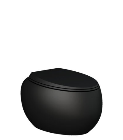 RAK Cloud Wall-Hung Toilet Suite, Matte Black