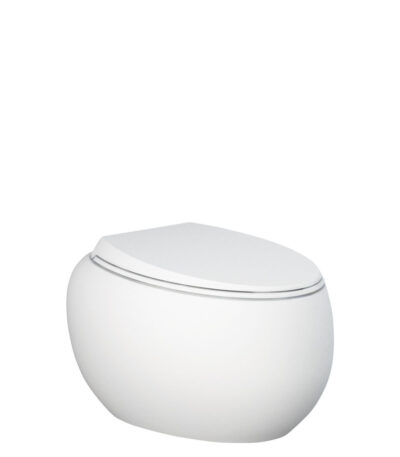 RAK Cloud Wall-Hung Toilet Suite, Matte White