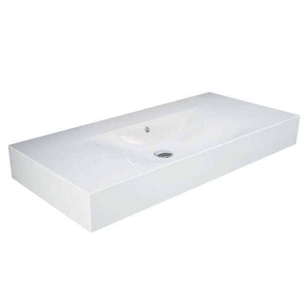 RAK Des 101 Wall Basin, No Tap Hole