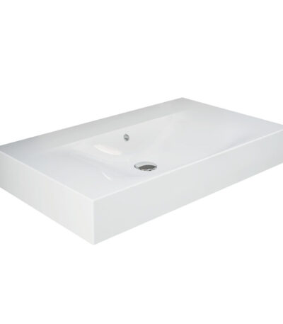 RAK Des 81 Wall Basin, No Tap Hole