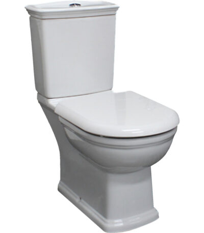 RAK Washington White Close-Coupled Toilet Suite, Alpine White with S-Trap 240