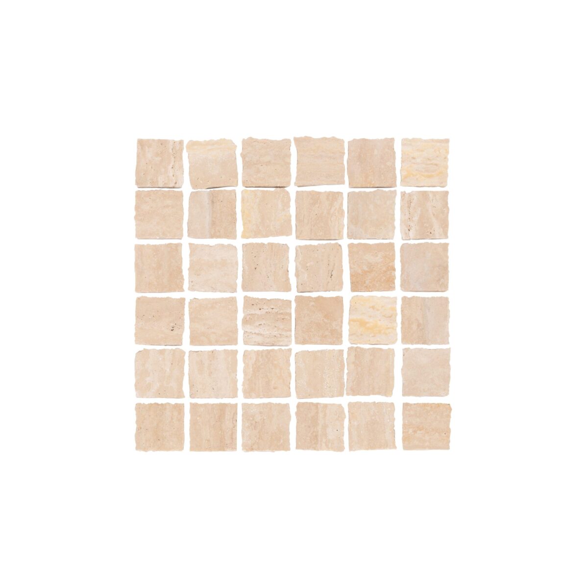 Ravenna Travertine Square Mosaic Tile