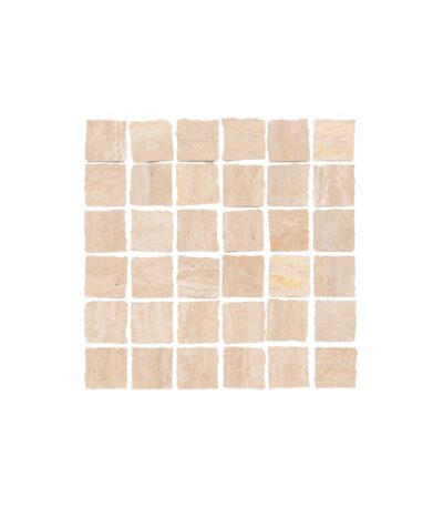 Ravenna Travertine Square Mosaic Tile