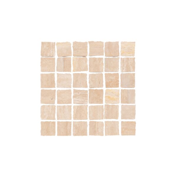 Ravenna Travertine Square Mosaic Tile