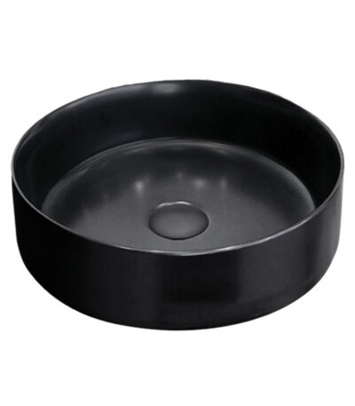 Reba Above Counter Basin, Matte Black