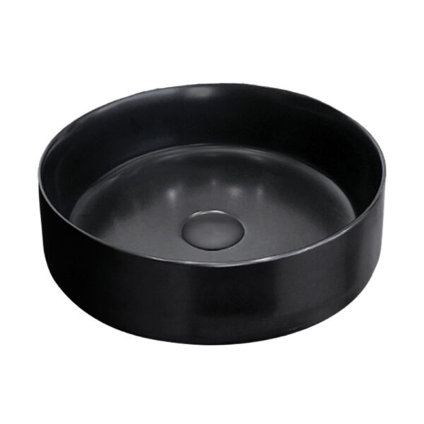 Reba Above Counter Basin, Matte Black