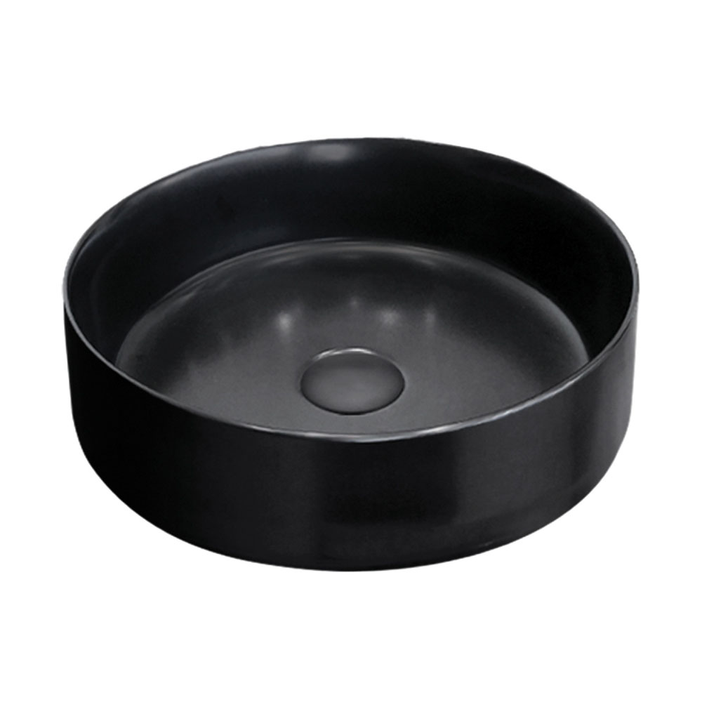 Reba Above Counter Basin, Matte Black