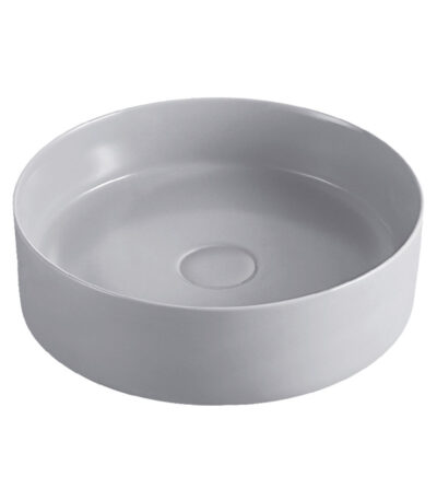 Reba Above Counter Basin, Matte Light Grey