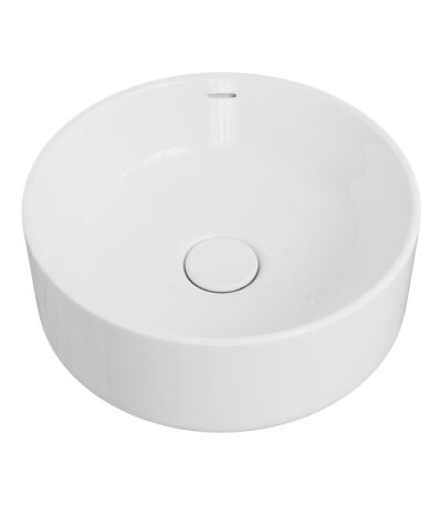 Reba Luxe Above Counter Basin, Gloss White