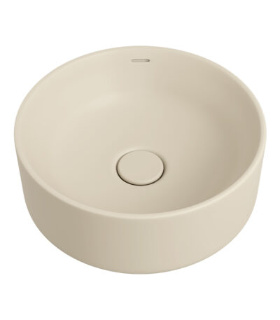 Reba Luxe Above Counter Basin, Matte Khaki