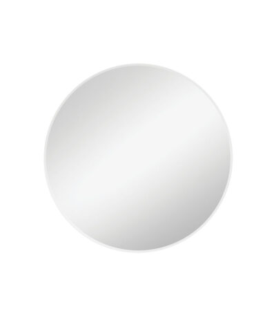 Reba Matte White Framed Mirror, 600mm
