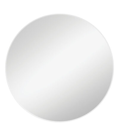 Reba Matte White Framed Mirror, 800mm