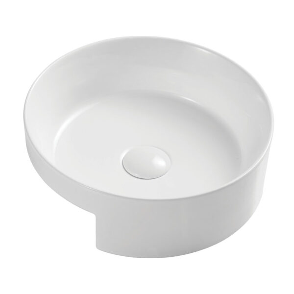 Reba Semi-Recessed Basin, No Tap Hole
