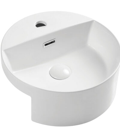 Reba Semi-Recessed Basin With Tap Hole