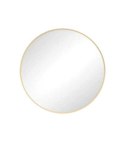 Reba Urban Brass Framed Mirror, 600mm