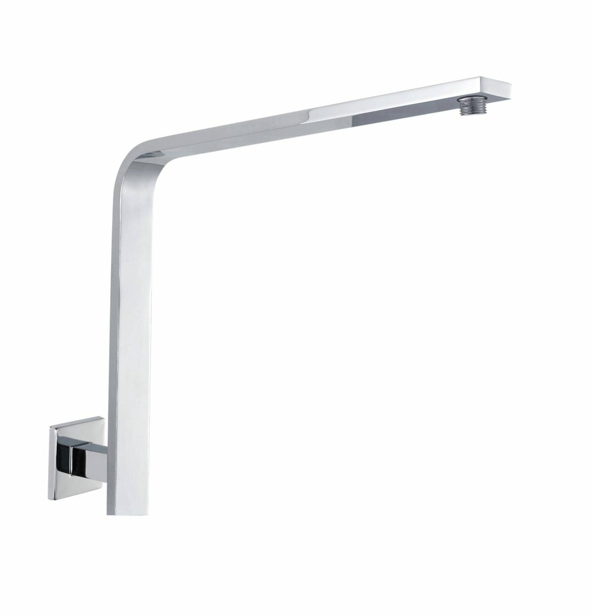 Rectangle Curved Shower Arm - Chrome | PRY030