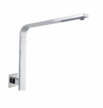 Rectangle Curved Shower Arm - Chrome | PRY030
