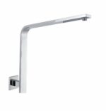 Rectangle Curved Shower Arm - Chrome | PRY030