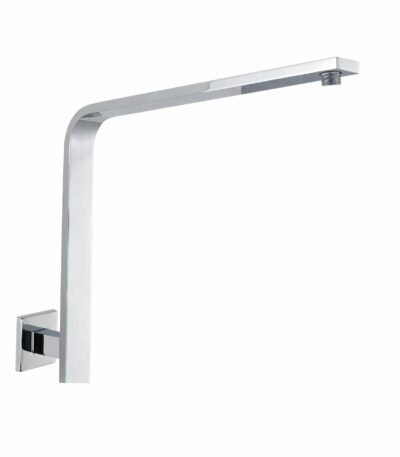 Rectangle Curved Shower Arm - Chrome | PRY030