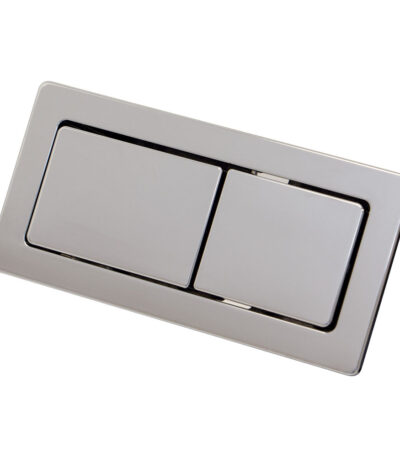 Rectangular Chrome Flush Buttons